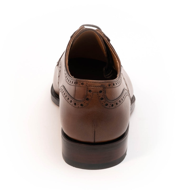 Carmina Derby Half-Brogue - Marron