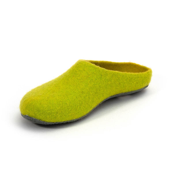 Wollfilz Pantoffel - lemon