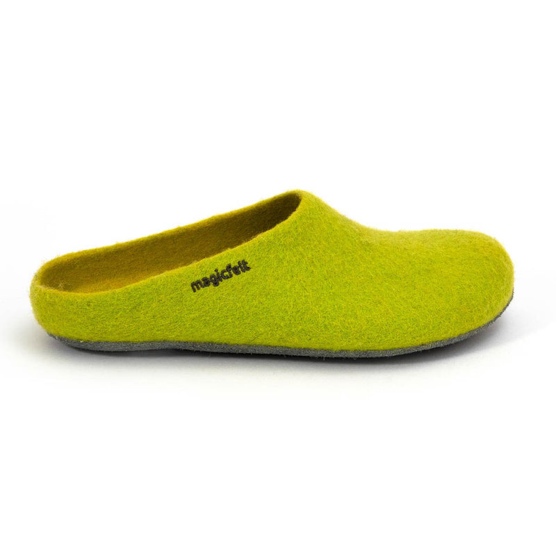 Wollfilz Pantoffel - lemon