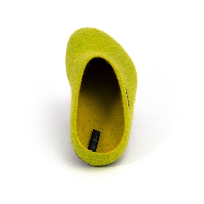 Wollfilz Pantoffel - lemon