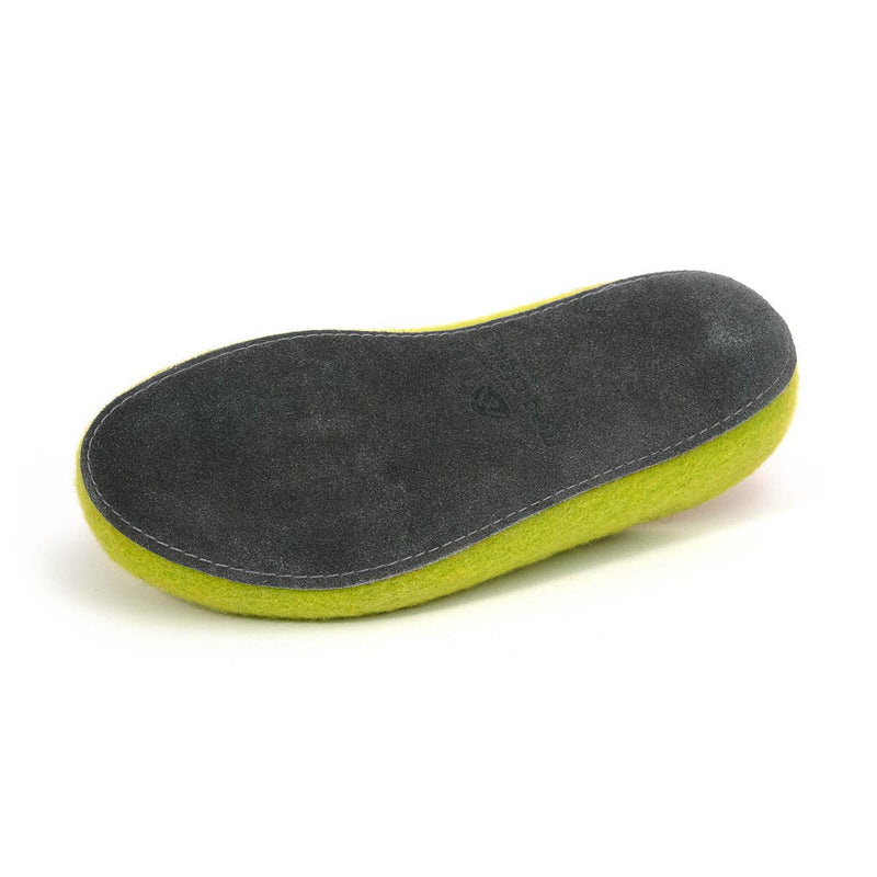 Wollfilz Pantoffel - lemon