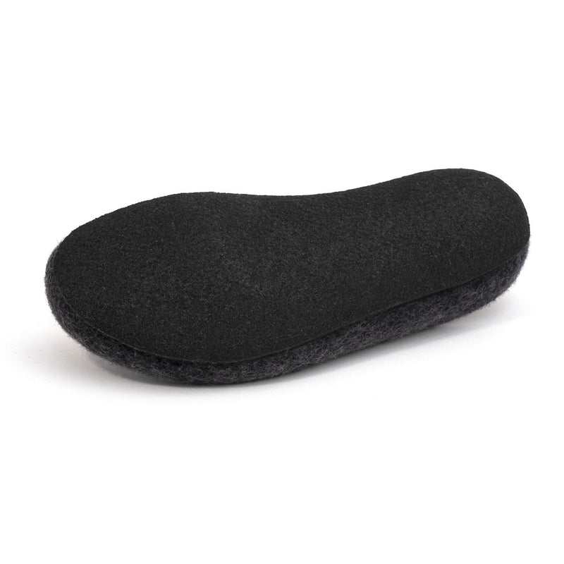 Wollfilz Pantoffel - anthrazit