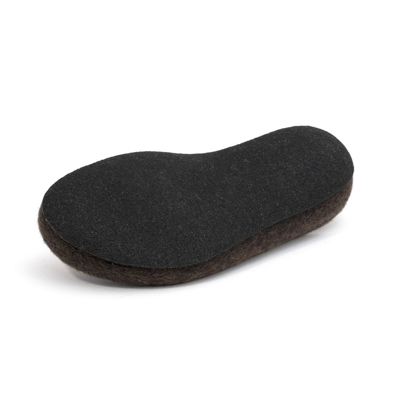 Wollfilz Pantoffel - oak