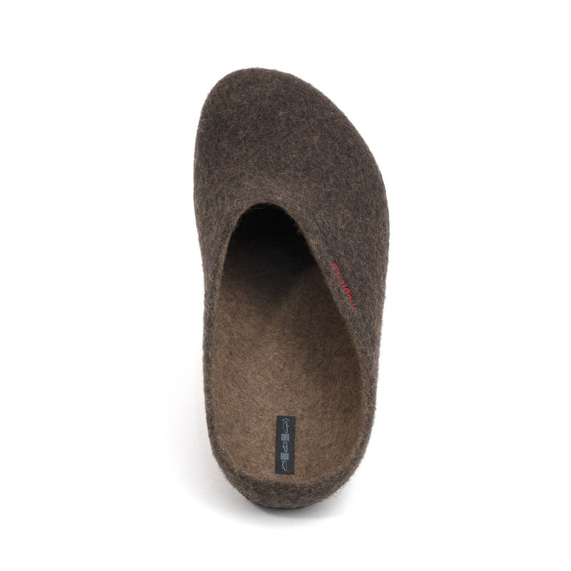 Wollfilz Pantoffel - oak