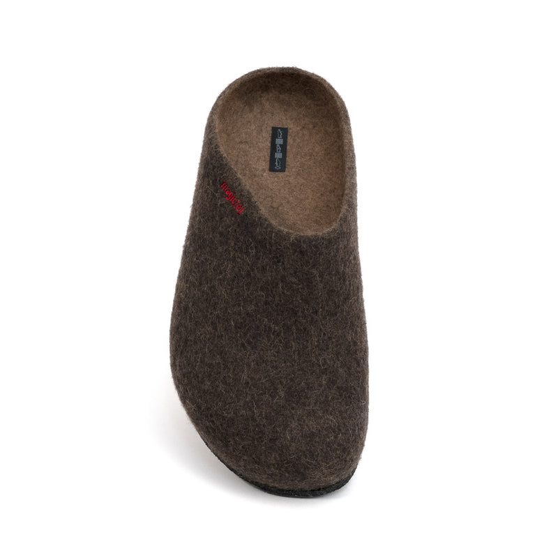 Wollfilz Pantoffel - oak