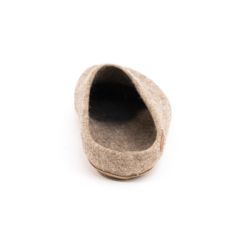 Wollfilz Pantoffel Kamelhaar  - Kamel
