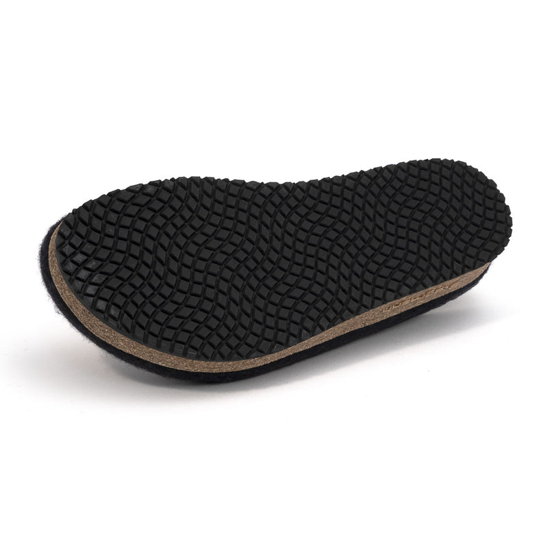 Wollfilz Clogs - graphit